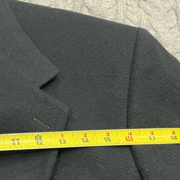 Vintage sport coat camel hair tweed blazer Bill Blass Parisian - Picture 4 of 4